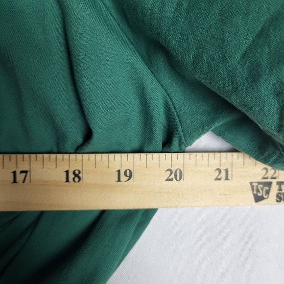 Universal Thread Cotton Midi Dress Women's Medium Green Slit Sides Open Back NWT - Picture 8 of 10